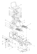 Page J Diagram and Parts List for 13AX604H401 2000 Yard Man Lawn Tractor